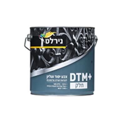 צבע DTM חלק  4.5 ליטר לבן RAL 9016  נירלט