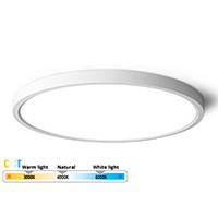גוף תאורה DARYA לד עגול 22W לבן קוטר 23 ס"מ IP-40 CCT