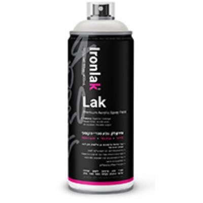 תרסיס צבע מקצועי שקוף מבריק  400 מ"ל IronLak סאן דק