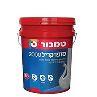 סופרקריל 2000 מהודר 18 ליטר לבן טמבור