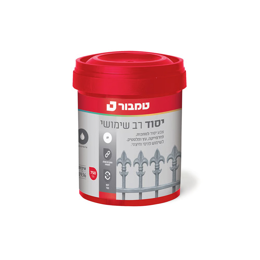 יסוד רב שימושי ב"מים לבן 3/4 ליטר טמבור